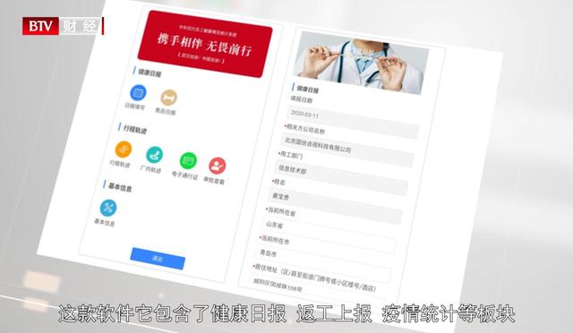 北京国信会视研发了一套面向企业组织使用的防疫信息管理系统