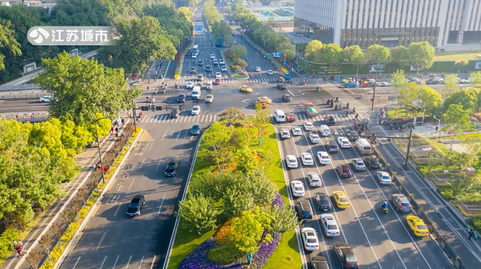 南京玄武园林绿化工程“龙蟠中路道路综合整治工程”成为南京城市品质新名片