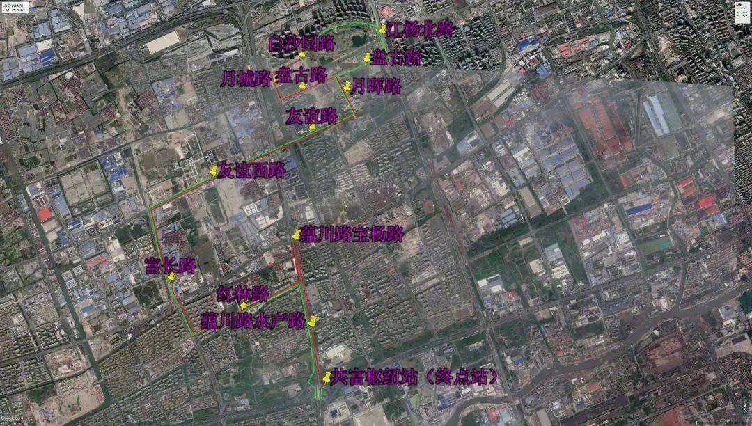 宝山、奉贤这4条公交线路明起有变动(图1)