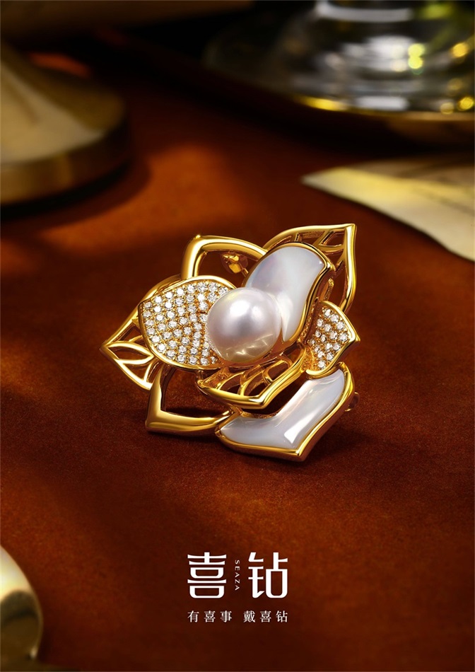 深圳市政府出访礼亮相 ——“簕杜鹃胸针”跻身国礼 (图3)