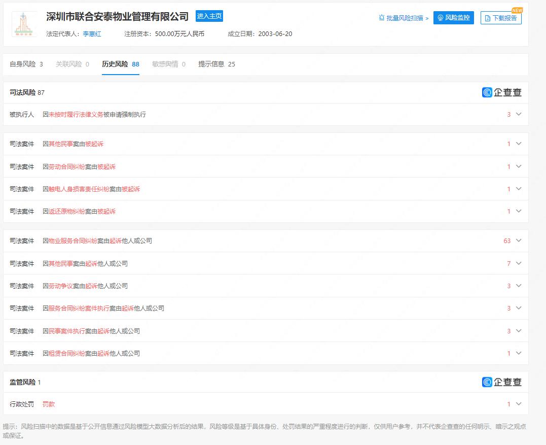 被深圳市联合安泰物业管理有限公司欺骗的声明(图1)