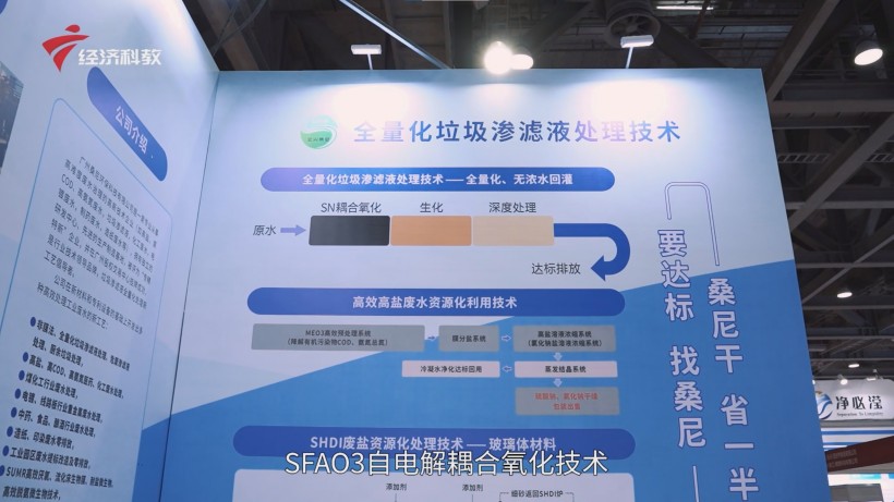 桑尼环保亮相广东水展，SFAO3技术破解垃圾渗滤液难题(图3)