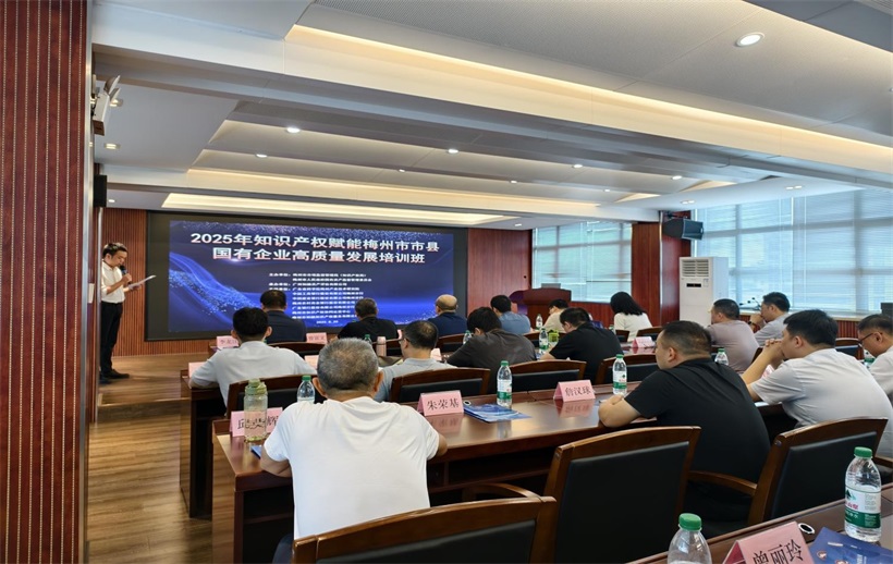 2025年知识产权赋能梅州市市县国有企业高质量发展培训班活动圆满完成(图1)